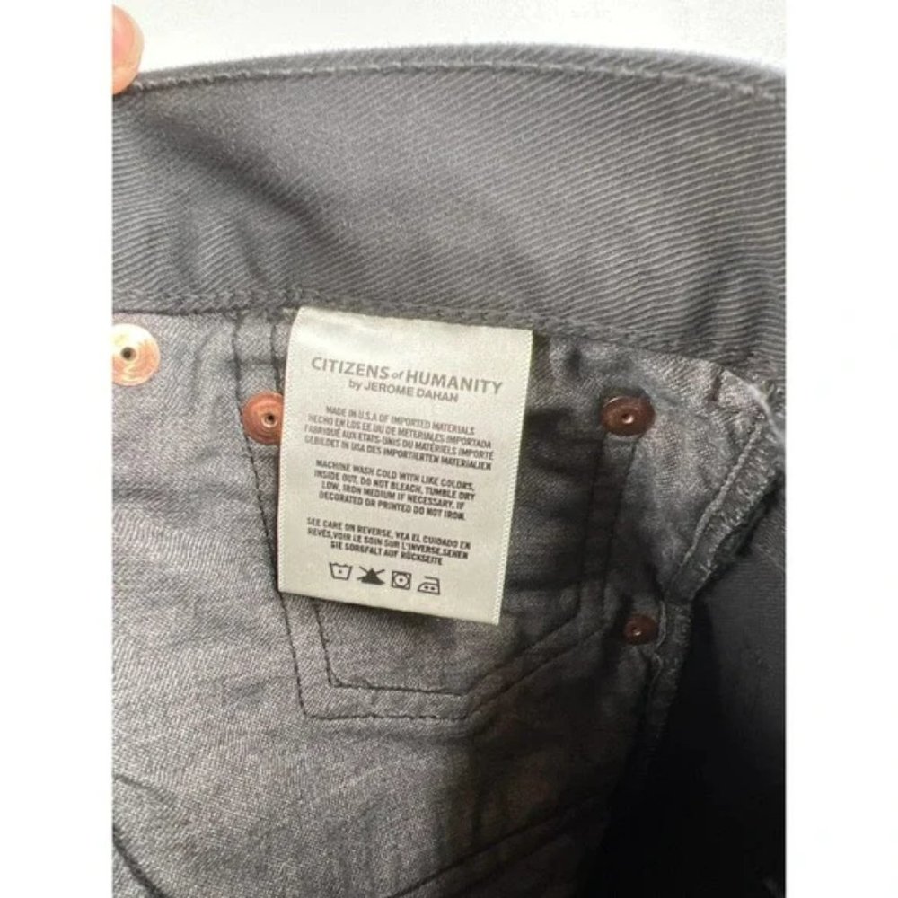 Citizens of Humanity Pv Bowery Standard Slim Jeans Black Birch Size: 28 NWT - Picture 11 of 13